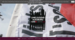 Desktop Screenshot of linksjugend-augsburg.de